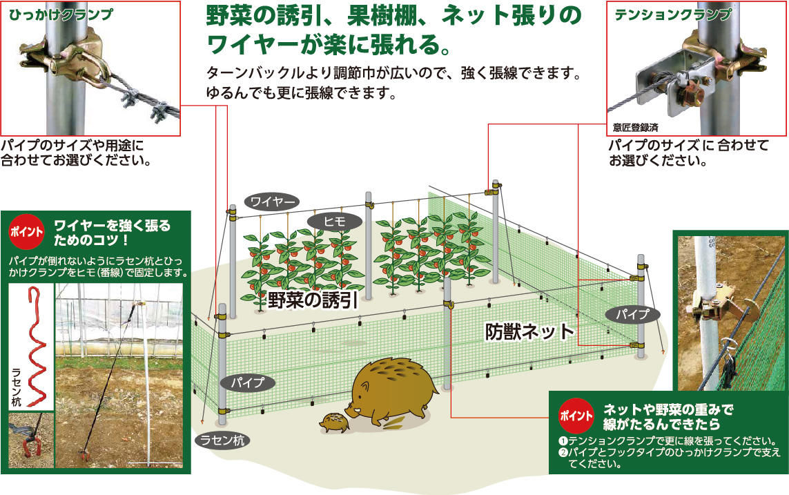 いよいよ人気ブランド 株式会社マルサ ひっかけクランプ 48.6 42.7リング式